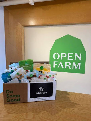 Doggie Delight! Basket of Open Farm & Canada Pooch Products (YORK FAMILY DONATION)