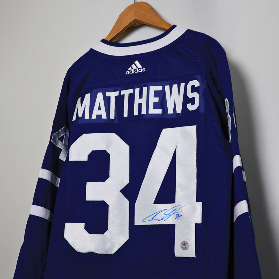 Signed Auston Matthews Jersey (YORK FAMILY DONATION)