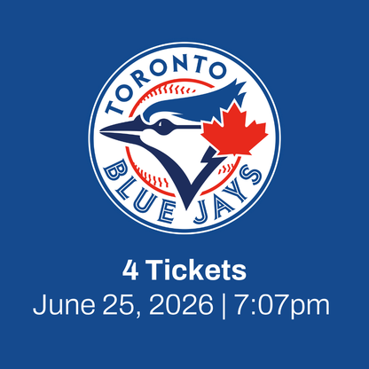 Let's Go Blue Jays! Toronto Blue Jays vs. Texas Rangers: Thursday, June 25th at 7:07pm (YORK FAMILY DONATION)