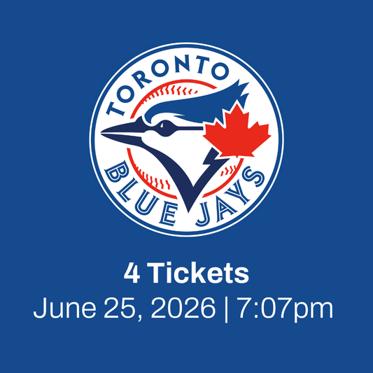 Let's Go Blue Jays! Toronto Blue Jays vs. Texas Rangers: Thursday, June 25th at 7:07pm (YORK FAMILY DONATION)