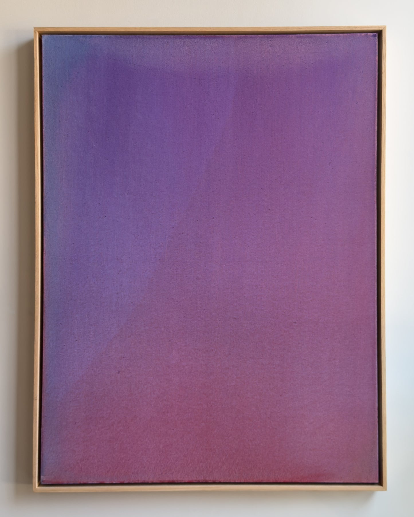 One of a kind Jan-Louis Kotze Studio "606–789 THz–VB3 Oil on canvas, 30 x 40 inches, framed in natural wood (YORK FAMILY DONATION)