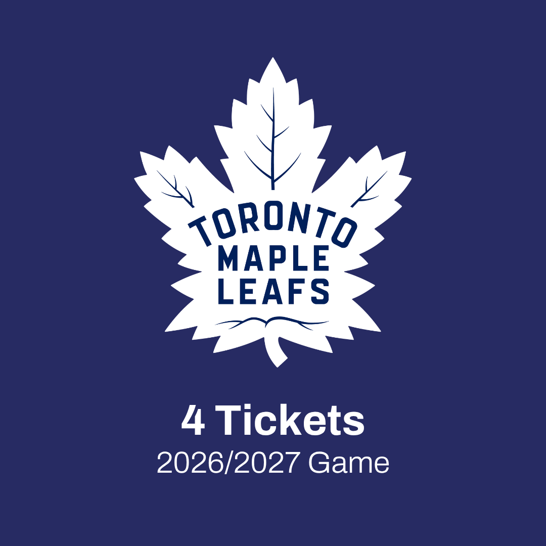 Go Leafs, Go! Four Tickets to 2026-2027 Toronto Maple Leafs Game (YORK FAMILY DONATION)