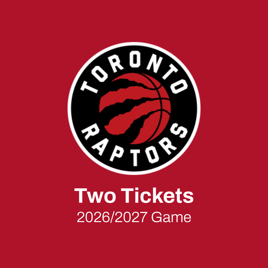 Let's Go Raptors! Two Tickets to 2026-2027 Toronto Raptors Game (YORK FAMILY DONATION)