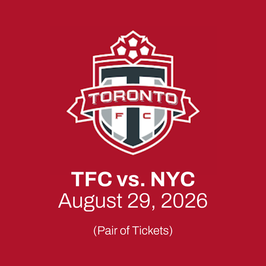Summer, Saturday, Soccer! Enjoy Great Seats at the TFC Game- Saturday, August 29th at 7:30pm PLUS Exclusive Player-only Practice Gear (YORK FAMILY DONATION)