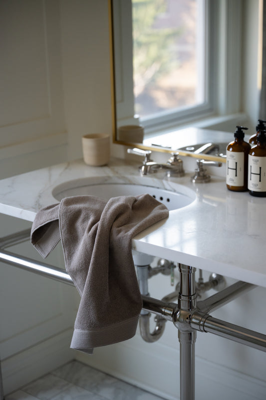 Bathroom Refresh with Tuck Bedding