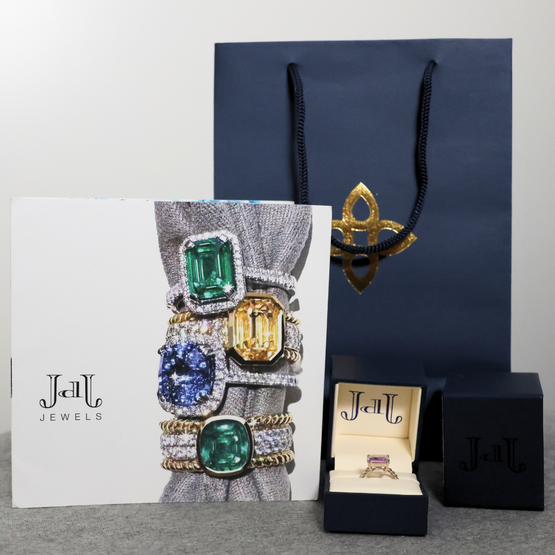 Timeless Glamour: An Emerald-Cut Amethyst Ring