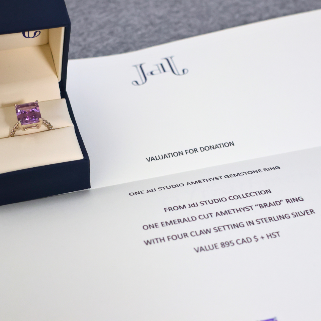 Timeless Glamour: An Emerald-Cut Amethyst Ring